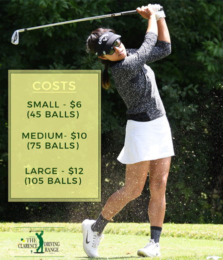 Clarence Driving Range Prices